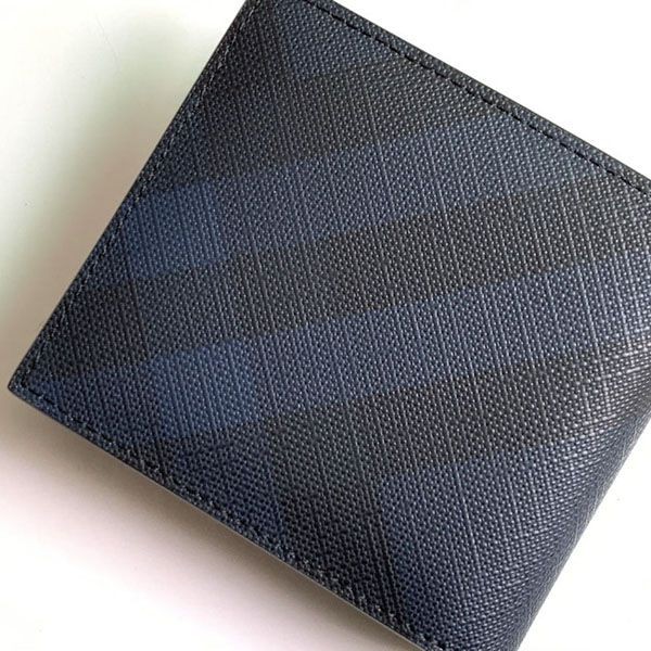 バーバリー チェック レザー 財布 偽物 Bay71802