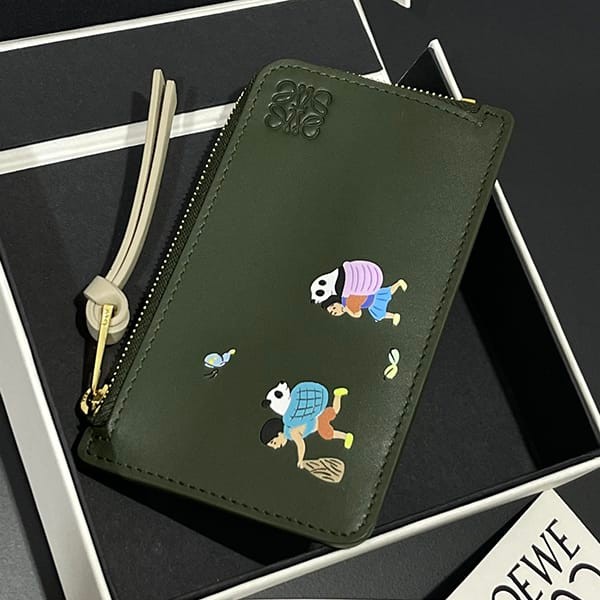 希少ロエベ ロゴ コインカードホルダー コピー low65170
