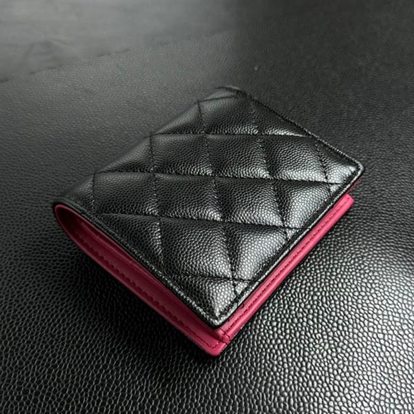 稀少シャネル スモールウォレット財布 ブラック レプリカ shh96416
