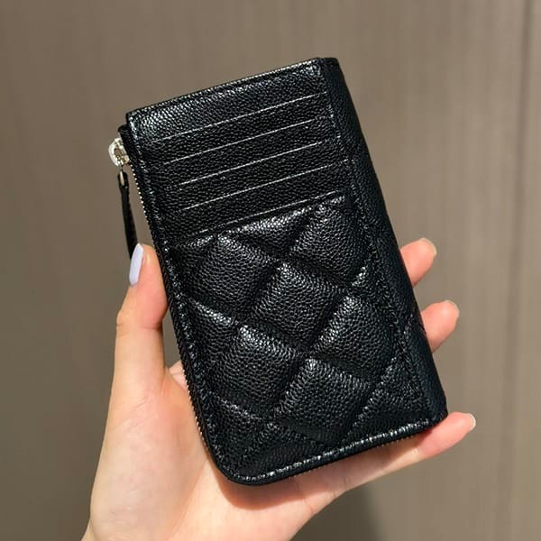 【使い勝手抜群】シャネル クラシックカードケース パチモン 2色 shd24506