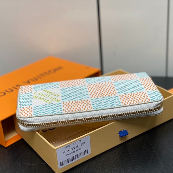 【爽やかで夏らしい★】ルイヴィトン ダミエ カードケース 折りたたみ財布 長財布 コピー 3仕様 n40678