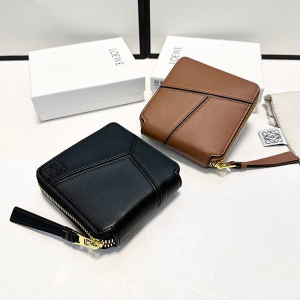 ☆超人気☆ロエベ パチモン パズル ジップアラウンド財布 ブルーマルチ 4色 lod01605
