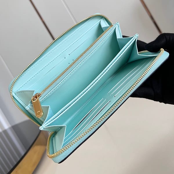 人気No1ルイヴィトン ジッピーウォレット 長財布 ブルー パチモン M83489