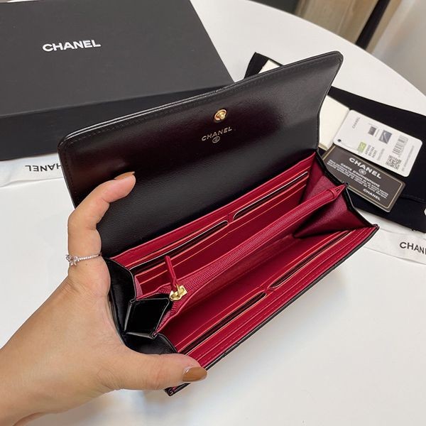 〔再入荷♪〕シャネル 19 ロング フラップ ウォレット 偽物 shp90308