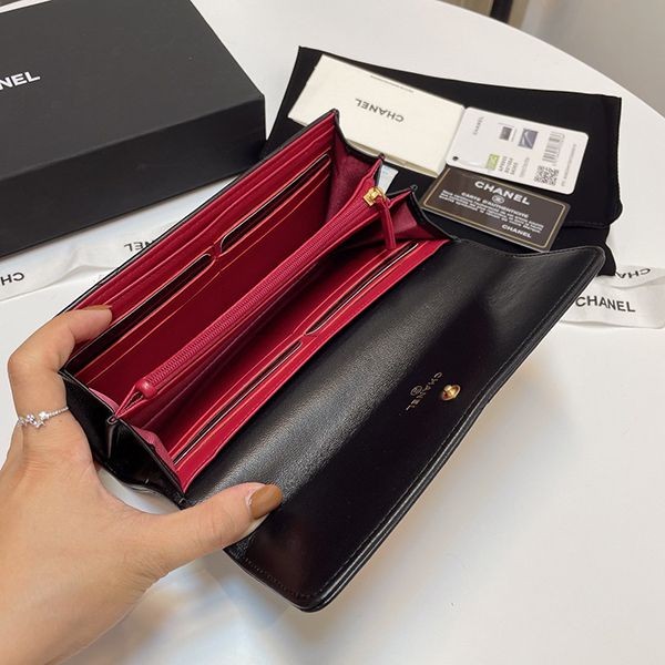 〔再入荷♪〕シャネル 19 ロング フラップ ウォレット 偽物 shp90308