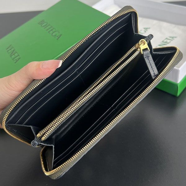 ボッテガヴェネタ イントレチャート 偽物 ジップアラウンドウォレット bob79564