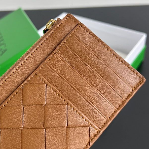 ボッテガヴェネタ タン Andiamo 偽物 ジップウォレット boz02800
