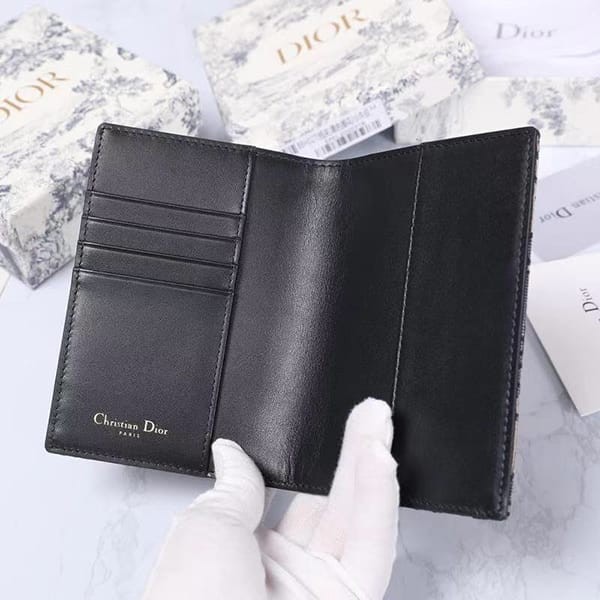 大人気！ディオール n級品 2つ折りカードホルダー オブリーク ジャカード dee74969
