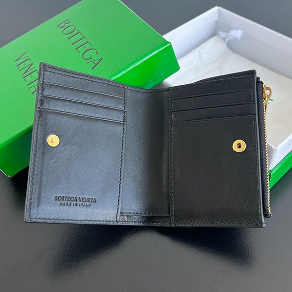 ボッテガヴェネタ コピー スモール イントレチャート 二つ折り財布 ファスナーウォレット 742330VC
