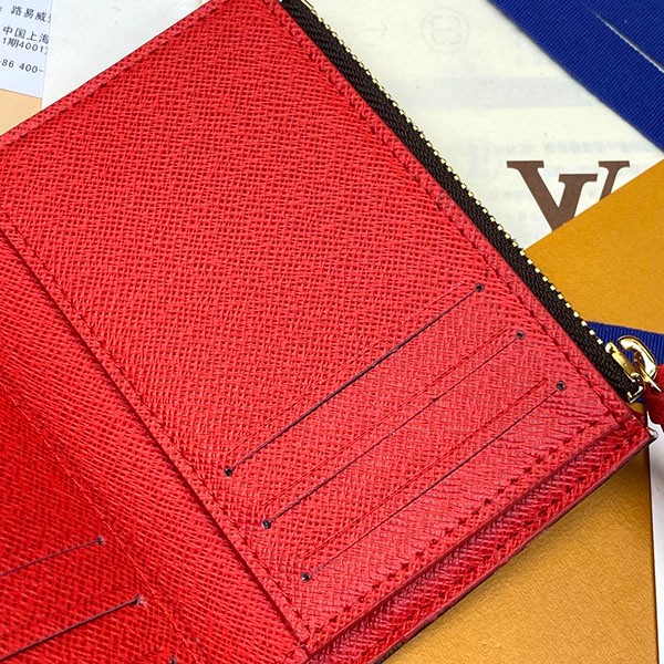 ルイヴィトン キャンバスコンパクト財布 スーパーコピー vuo46033