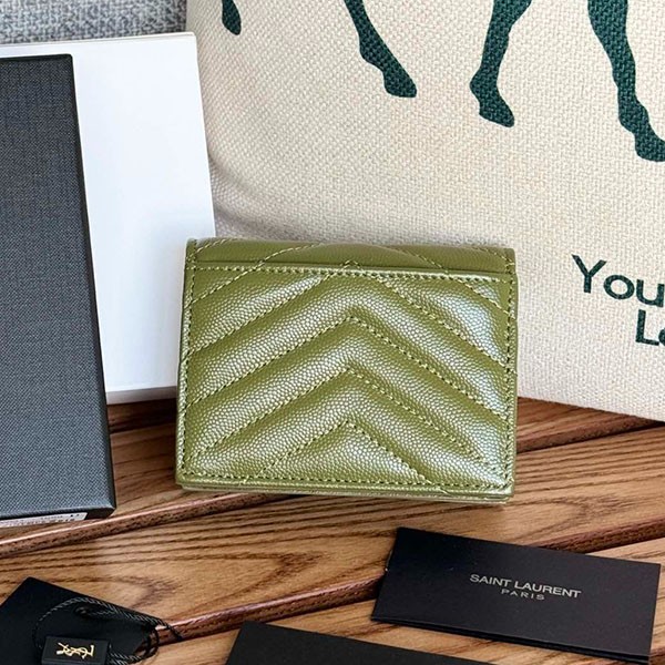 注目★サンローラン YSLロゴ モノグラム 二つ折り財布 偽物 San83861
