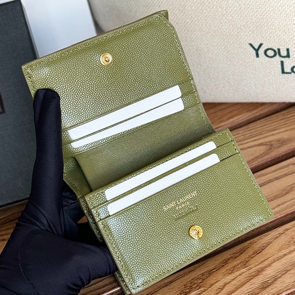 注目★サンローラン YSLロゴ モノグラム 二つ折り財布 偽物 San83861