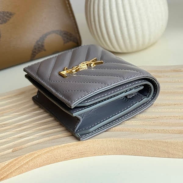 【使い勝手抜群】サンローラン ☆YSLロゴオリガミ ミニ財布 スーパーコピー Sac48579