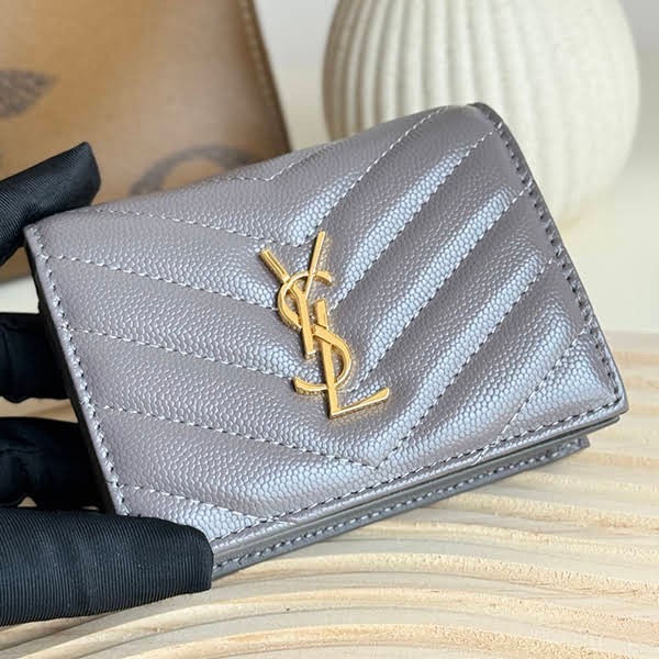 【使い勝手抜群】サンローラン ☆YSLロゴオリガミ ミニ財布 スーパーコピー Sac48579