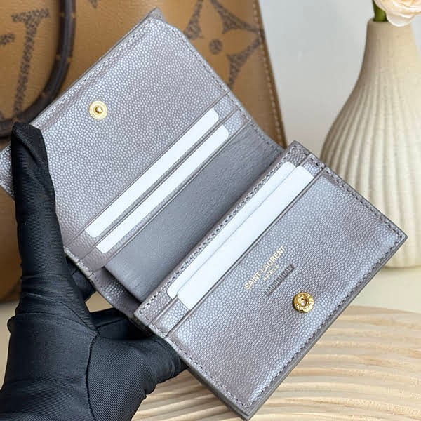 【使い勝手抜群】サンローラン ☆YSLロゴオリガミ ミニ財布 スーパーコピー Sac48579