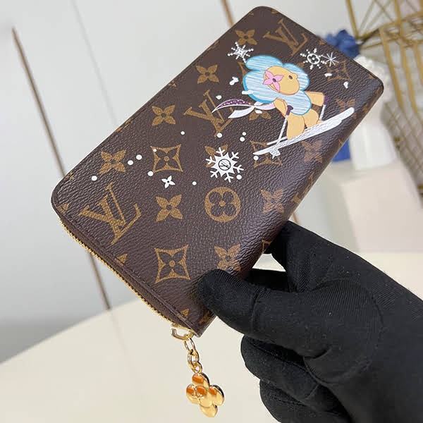 注目★ルイヴィトン ジッピーウォレット 長財布 パチモン M12223