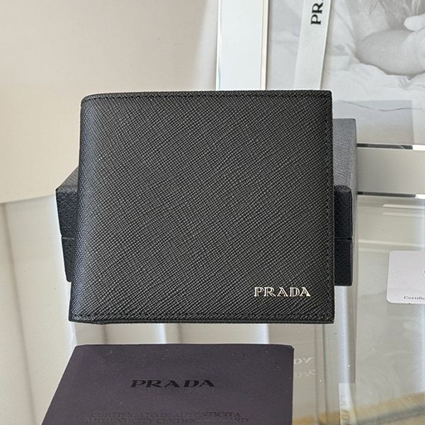 【お洒落☆シンプル】☆プラダ★サフィアーノレザー財布 スーパーコピー pul25459