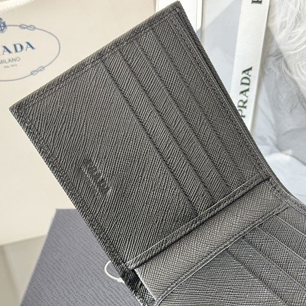 【お洒落☆シンプル】☆プラダ★サフィアーノレザー財布 スーパーコピー pul25459