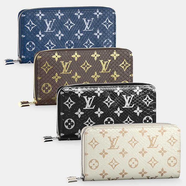 希少！すぐ届く！ルイヴィトン LV リザード ジッピーウォレット 南京錠付き N96955