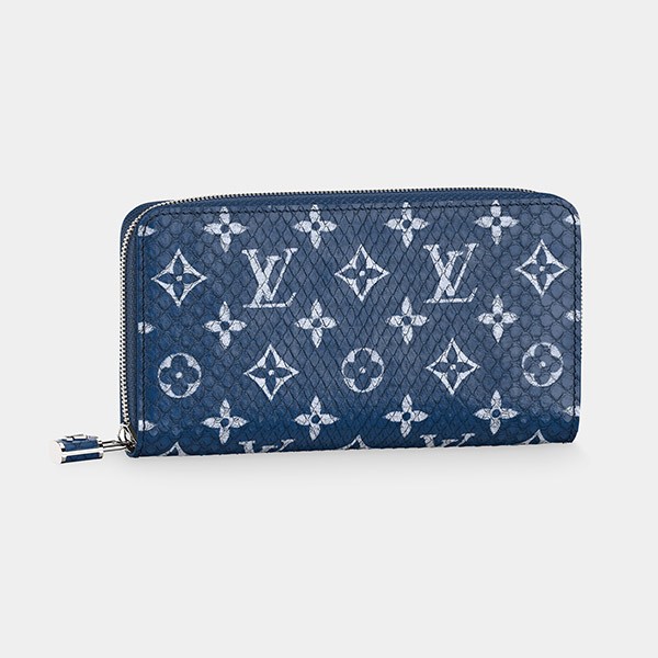 希少！すぐ届く！ルイヴィトン LV リザード ジッピーウォレット 南京錠付き N96955
