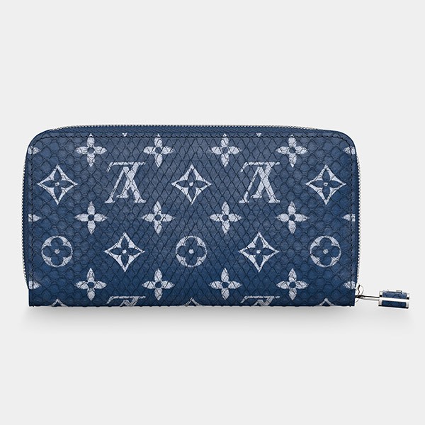 希少！すぐ届く！ルイヴィトン LV リザード ジッピーウォレット 南京錠付き N96955
