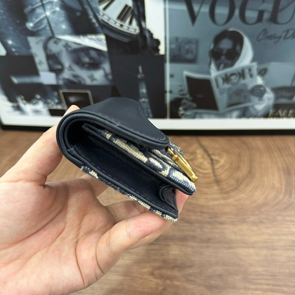 【コンパクト♪】ディオール Saddle Bloom カードホルダー 偽物 M928