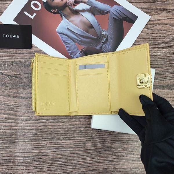 ロエベ アナグラム コピートライフォールド ウォレット L1104