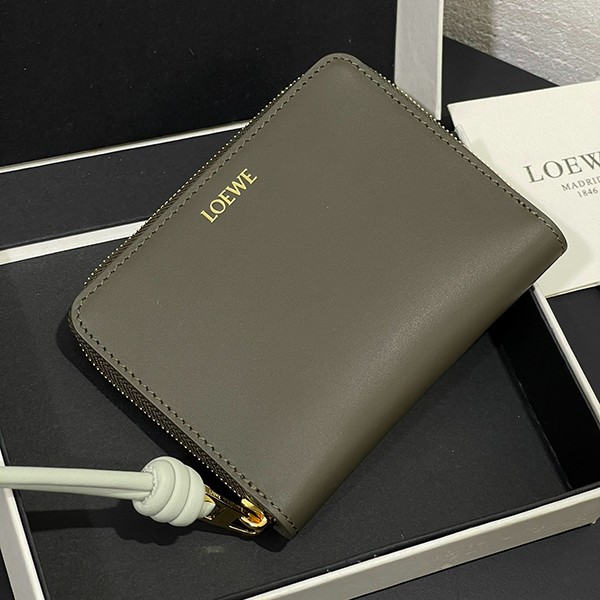 ギフトに最適ロエベ ノット コンパクト ジップウォレット フェイク low30279