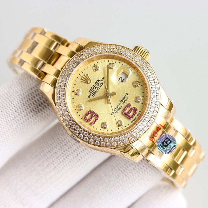 入手困難 ロレックス 偽物 デイトジャスト パールマスター 34MM roq50607