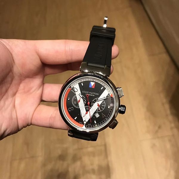 ルイヴィトン タンブール コピー クロノグラフ 42mm vum36093