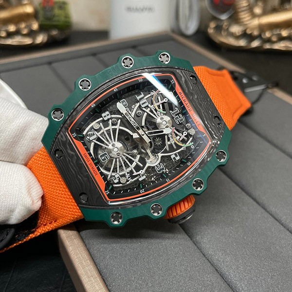 リシャールミル 偽物 トゥールビヨン エアロダイン rig55450