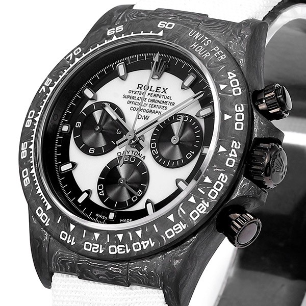 NTPTカーボン ロレックス DiW 偽物 デイトナ "クリーム 41mm" rou59689
