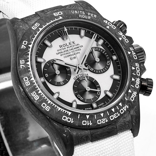 NTPTカーボン ロレックス DiW 偽物 デイトナ "クリーム 41mm" rou59689