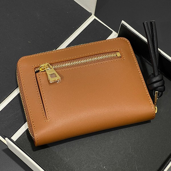 追跡付き 安いロエベ ノット コンパクト ジップウォレット コピー商品 loo70725