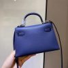 エルメス ケリーミニ2 カザック偽物 エプソン シルバー金具 he19015 - 画像 (3)