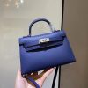 エルメス ケリーミニ2 カザック偽物 エプソン シルバー金具 he19015 - 画像 (5)