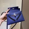 エルメス ケリーミニ2 カザック偽物 エプソン シルバー金具 he19015 - 画像 (6)