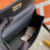 エルメス ケリーミニ2 カザック偽物 エプソン シルバー金具he19021 - 画像 (9)