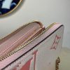 ルイヴィトン  財布 コピー バイザプールジッピーブトンドローズピンクM80403 - 画像 (8)