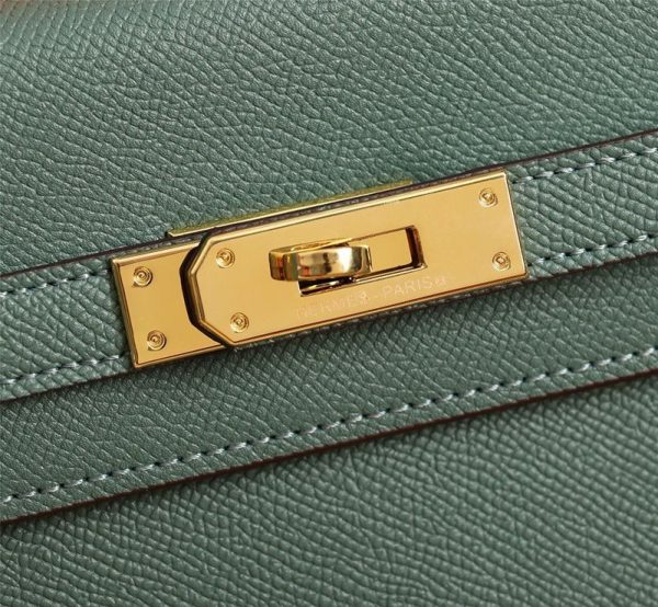 大人気定番エルメス ケリー 28 エトゥープ  ハンドバッグ偽物he26003 - 画像 (5)