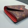 ルイヴィトン 財布 偽物 ポルトフォイユ ヴィクトリーヌ ダミエ エベヌ ミニ財布LV20271 - 画像 (4)