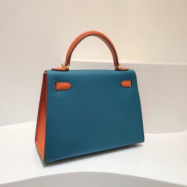 エルメス ケリー 25cm 内縫 コピートゴ ゴールド金具he26007 - 画像 (3)