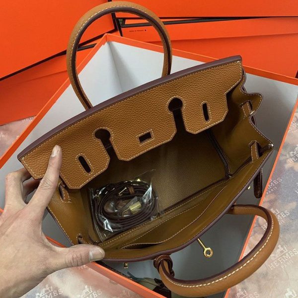 エルメスコピー バーキン 25cm トゴ ゴールド金具he26016 - 画像 (8)