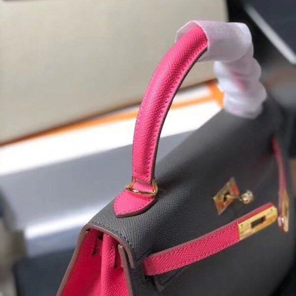 ★日本!!人気！エルメス ケリー 28 エトゥープ コピー ハンドバッグhe26017 - 画像 (3)