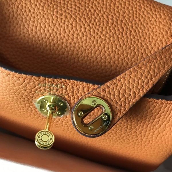 エルメス リンディ ミニ ヴェルソコピー スイフト シルバー金具he26076 - 画像 (8)