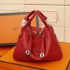 ☆超人気☆エルメス リンディ26 ハンドバッグ コピーシルバー金具he26126 - 画像 (2)