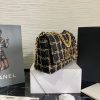 限定♪シャネル 19 チェーンウォレット ツイード ブラック AP0957 - 画像 (2)