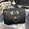 【シャネル】大人可愛い♪マトラッセトップハンドル フラップ バッグA58608 - 画像 (2)
