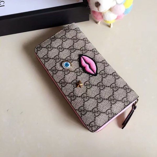 グッチ GGスプリーム フェイスモチーフ コピーラウンドファスナー 長財布 431392 - 画像 (8)