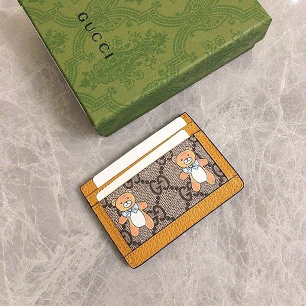【グッチ】x KAIコラボ テディベア カードケース コピー660512 2YRAG 8695 - 画像 (3)
